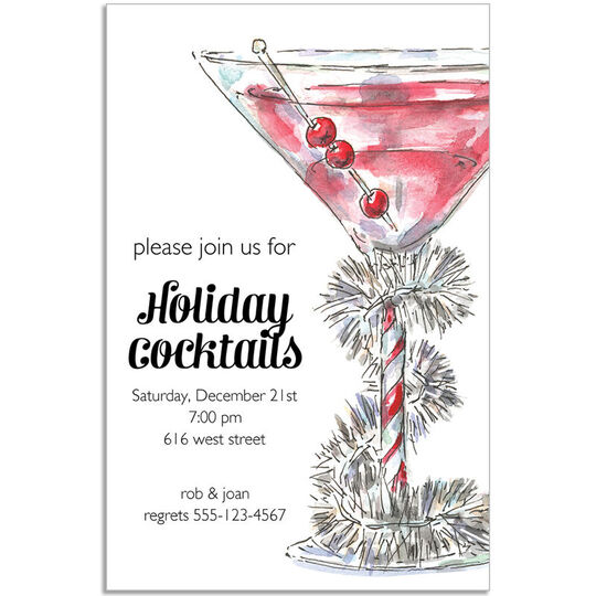 Tinsel Cocktail Invitations